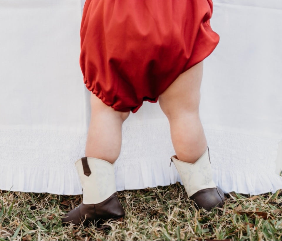 Frisco Chocolate/Ivory Cowboy Boots