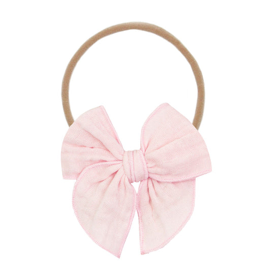 Cloud Muslin Heirloom Bow