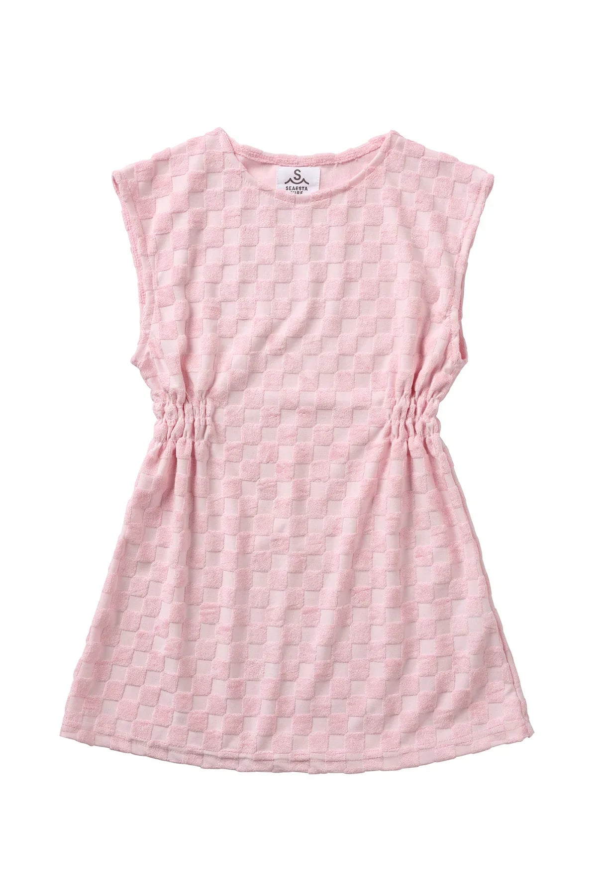 Checker Cover Up Dress / Pink