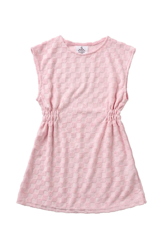 Checker Cover Up Dress / Pink
