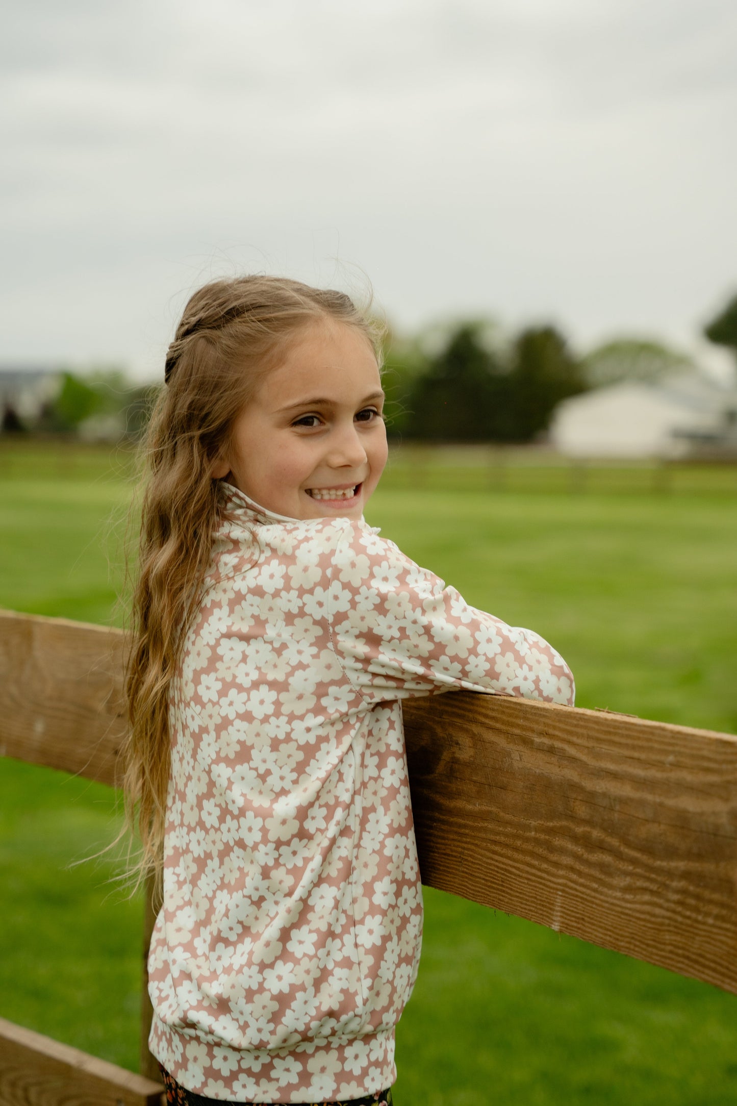 Harvet Floral Quarter Zip