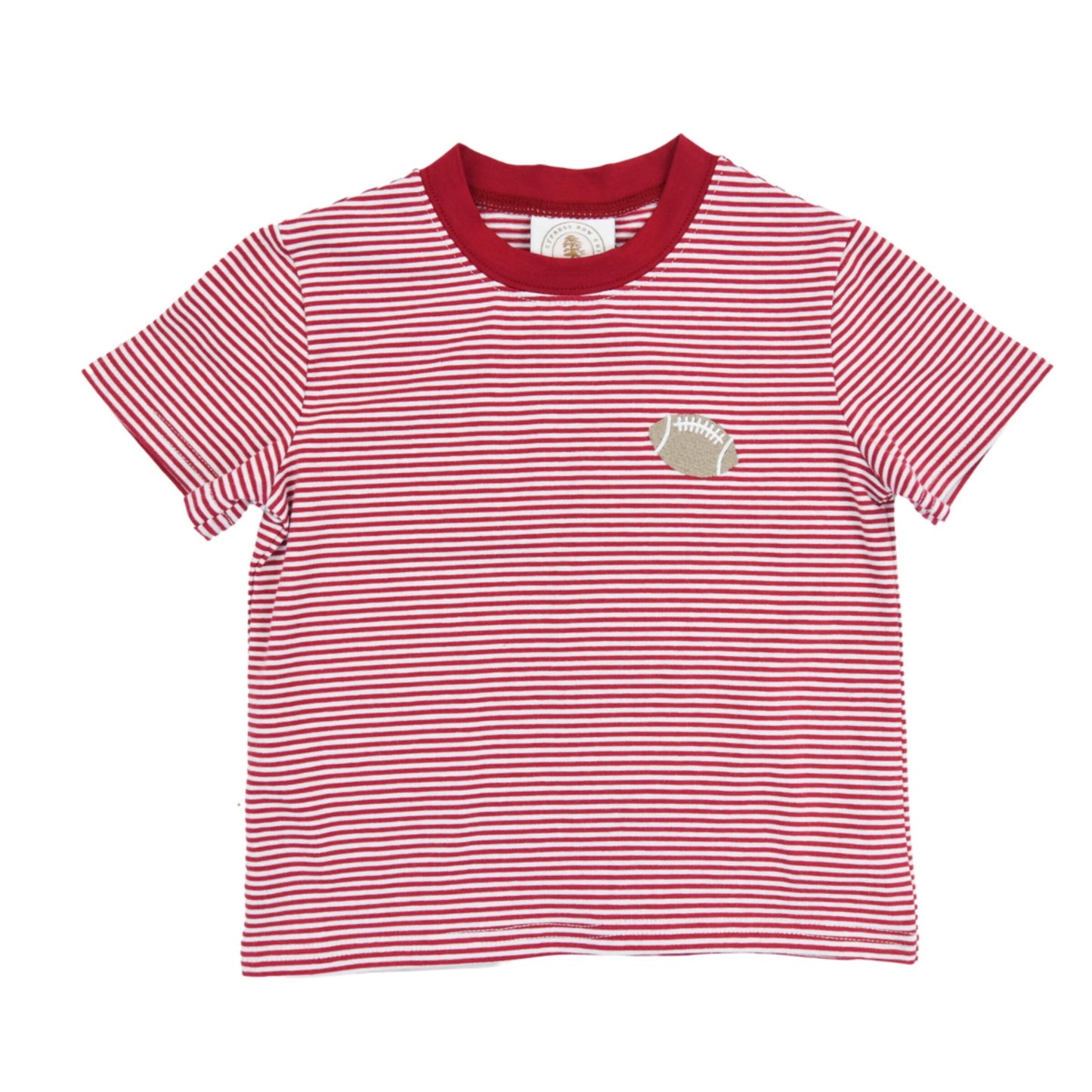 Dark Red Stripe Tailgate T-shirt