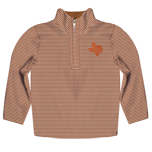 Stripe Quarter Zip Texas