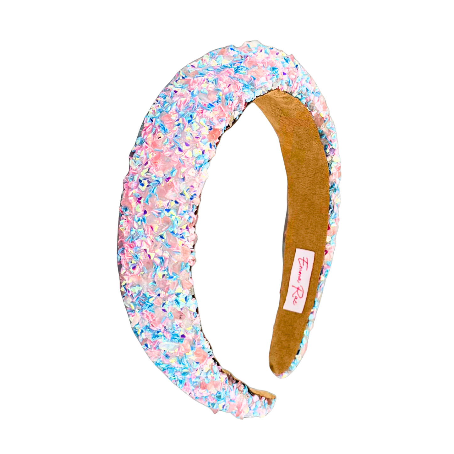 Thick Sparkly Headband Pink