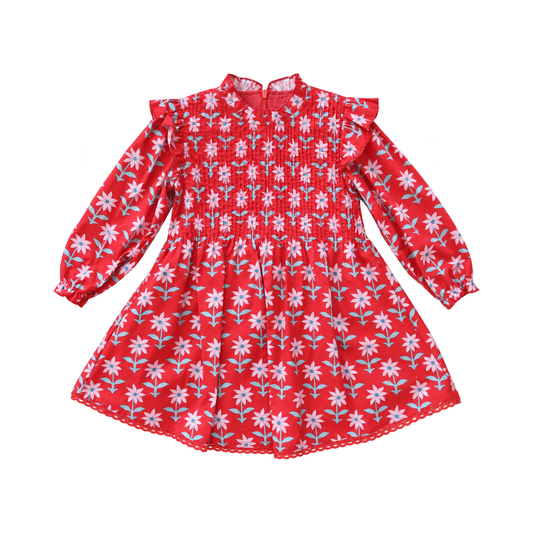 Elizabeth Dress - Holiday Floral