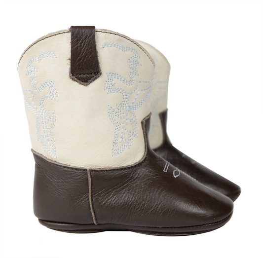 Frisco Chocolate/Ivory Cowboy Boots