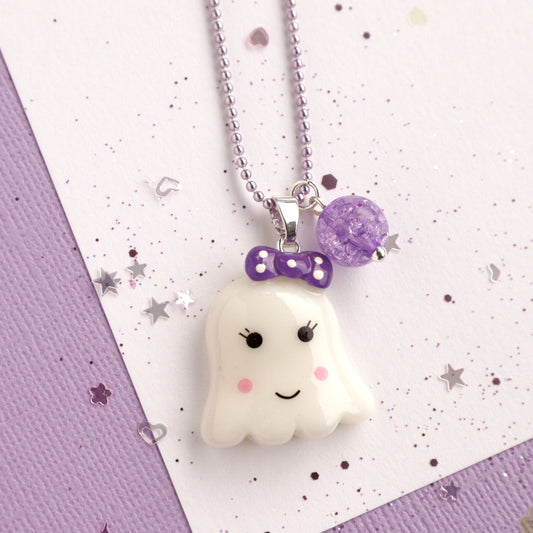Cutie Boo Ghost Necklace