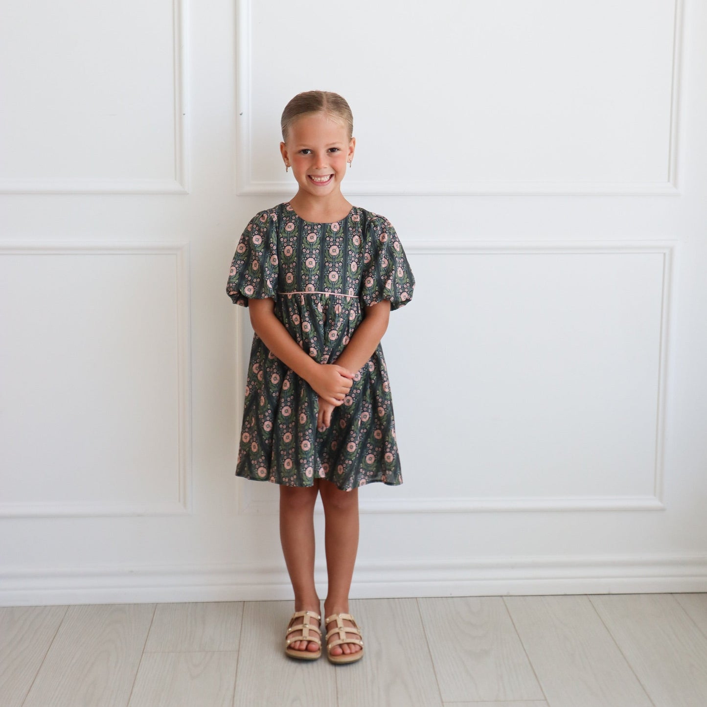 Denise Dress - Navy Floral