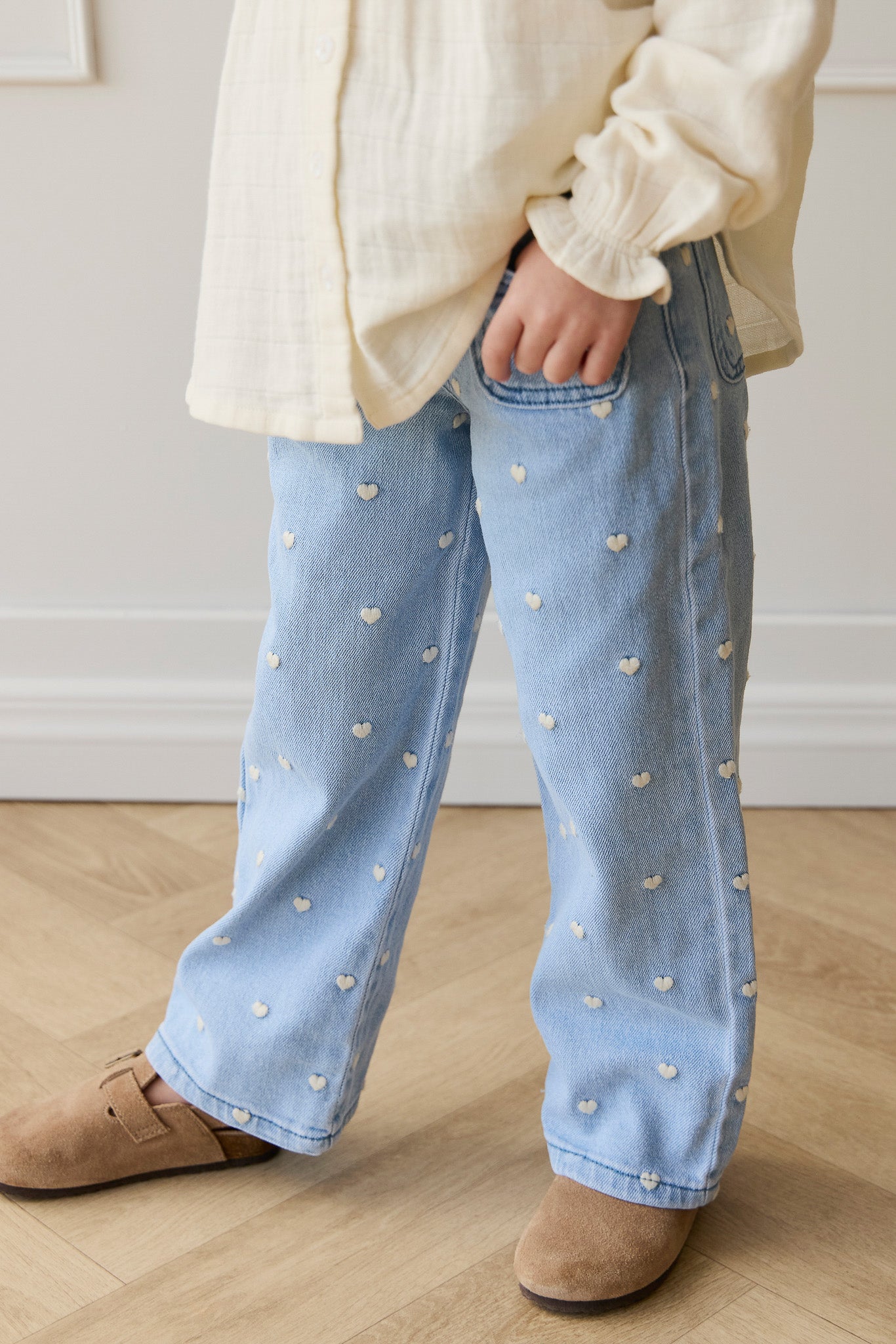 Yvette Pant - Petite Heart Denim