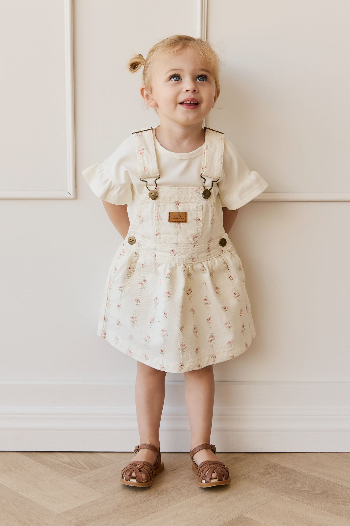 Norah Overall Dress - Rose Trail