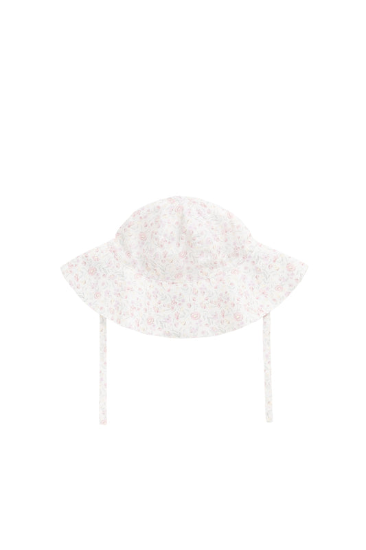 Organic Cotton Noelle Hat - Grace Floral