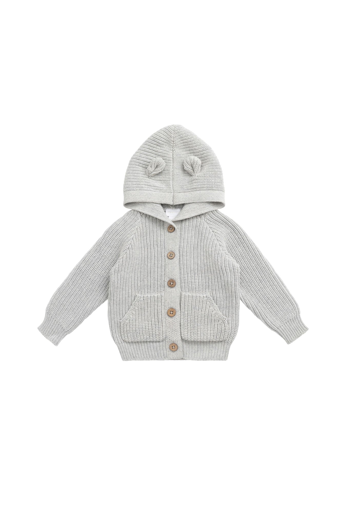 OG Bear Knit - Light Grey Marle