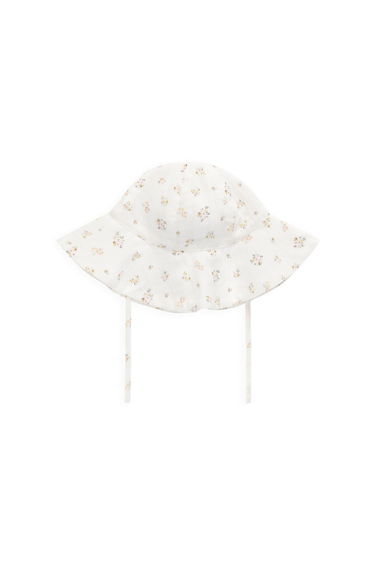 Organic Cotton Muslin Noelle Hat - Ayla Whisper