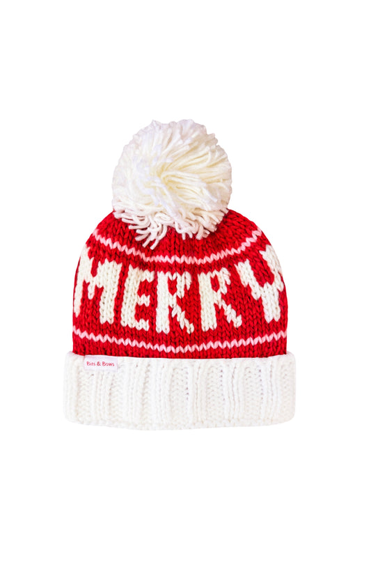 Merry Bobble Hat