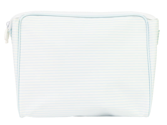 The Go Bag in Light Blue Stripe Small