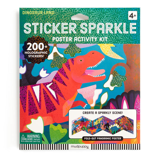 Dinosaur Land Sticker Sparkle Kit