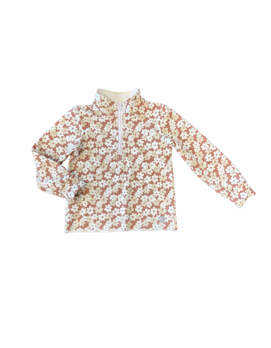 Harvet Floral Quarter Zip