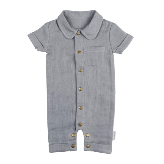 Organic Muslin Sleeve Coverall