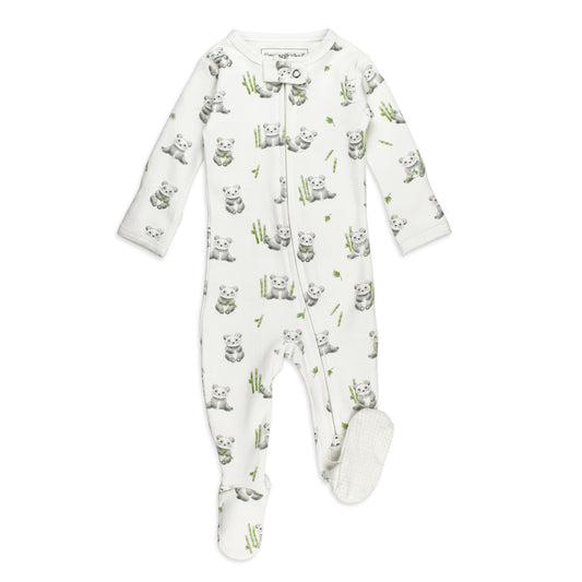 Organic 2-Way Zipper Footie
