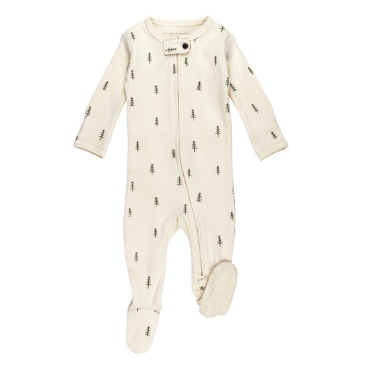 Organic 2-Way Zipper Footie Winter