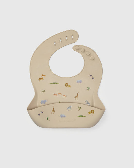 Silicone Bib Safari