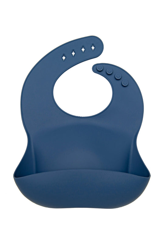 Silicone Bib Vintage Indigo