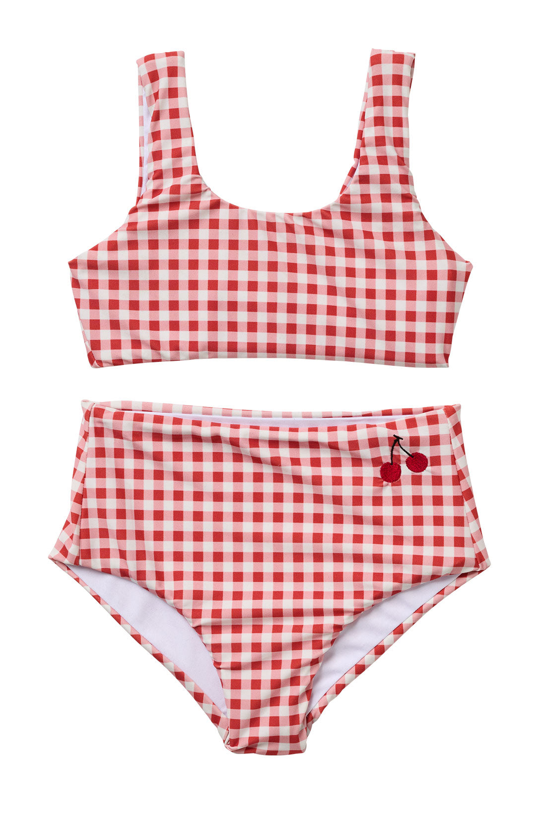 Seaside Gingham Two Piece Swimsuit