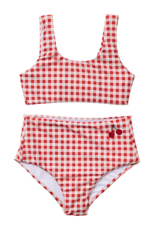Seaside Gingham Two Piece Swimsuit