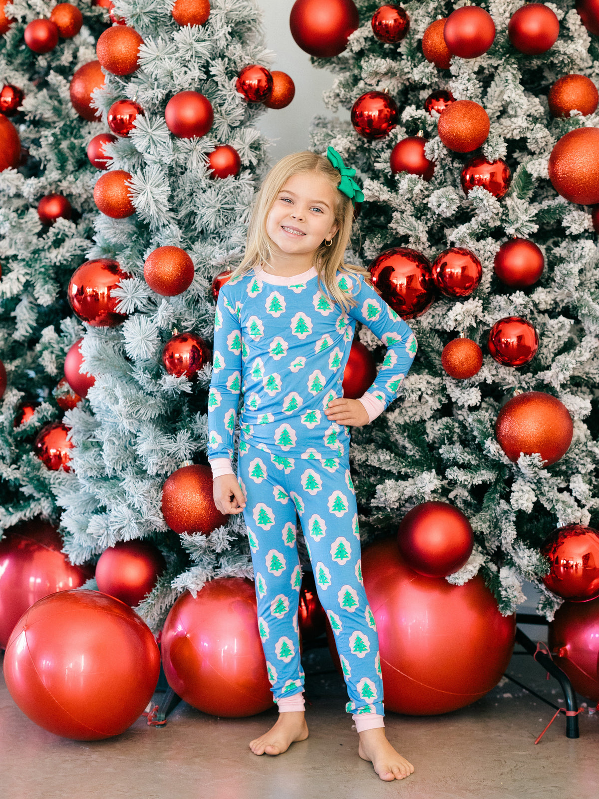 Pink Starry Tree PJ Set