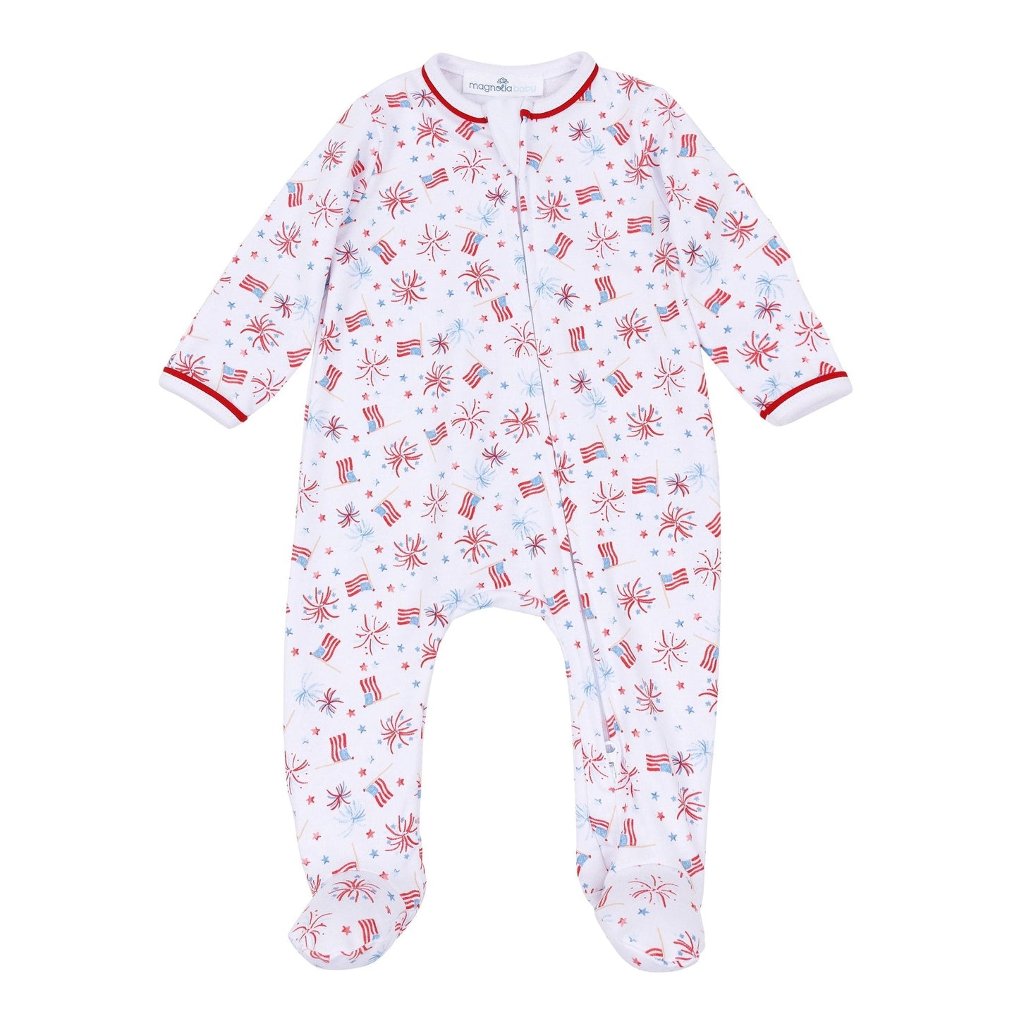 A Sparkly Fourth Zip Footie