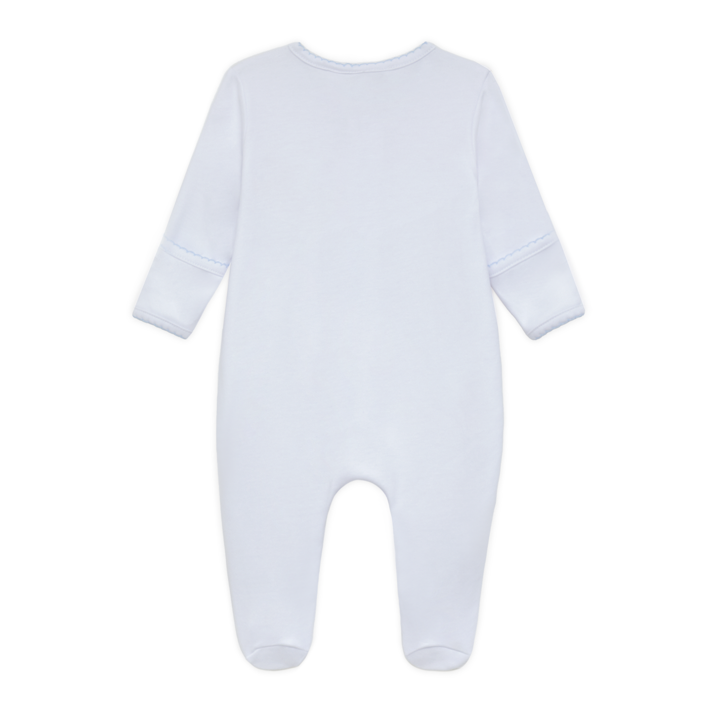 Bunny's Basket Footie - Light Blue