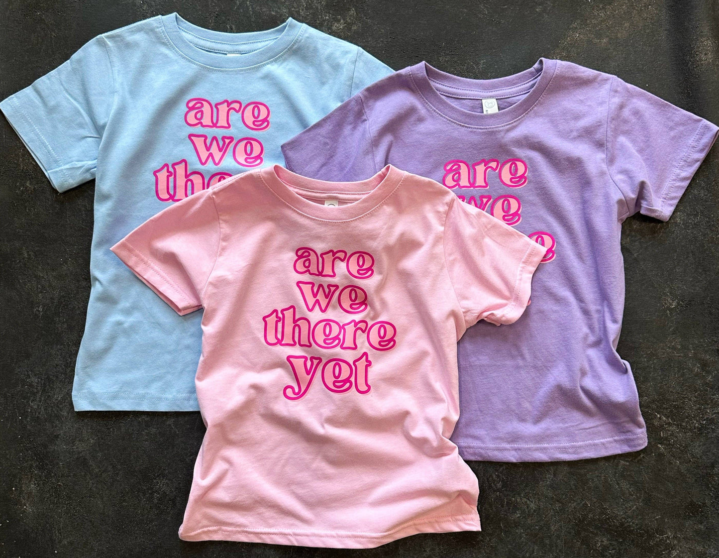 Are We There Yet Kids' Roadtrip Tee – Fun Travel Shirt