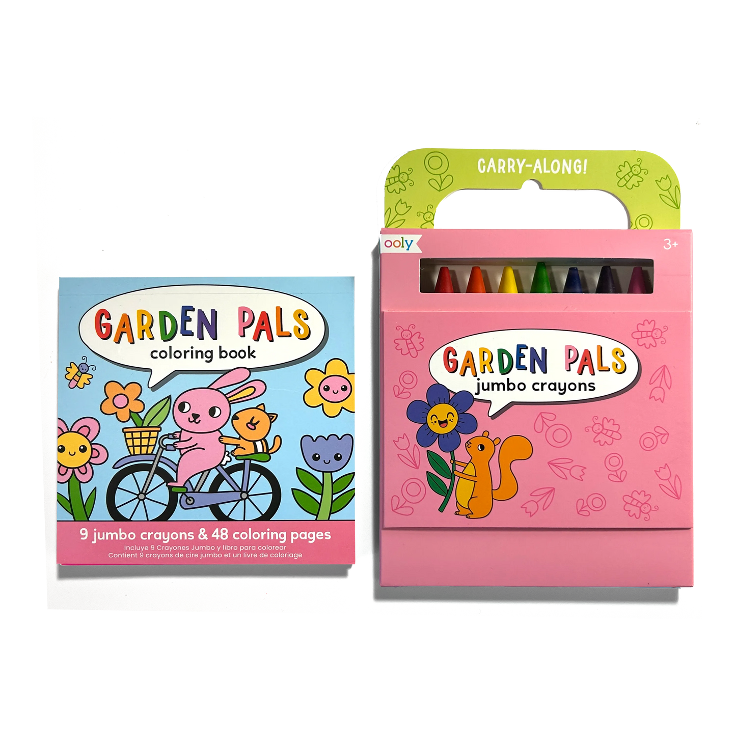 Carry-Along: Coloring Book Set - Garden Pals