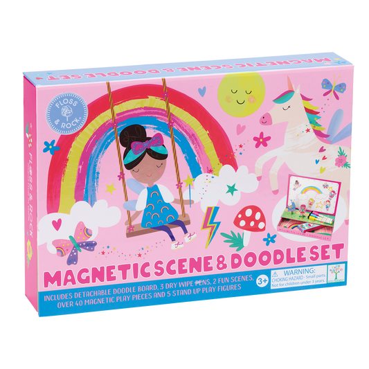 Rainbow Fairy Magnetic Scene & Doodle Set