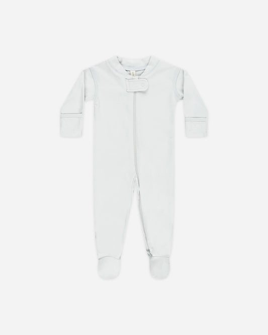 Zip Longsleeve Sleeper Footie Fog