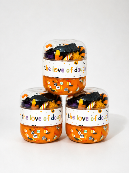 Halloween Sensory Dough MINI Double Jars