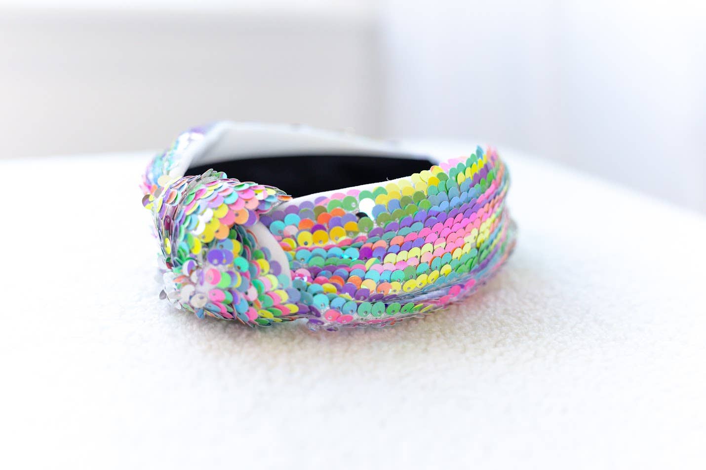 Sequin Headband - Colorful Cascade
