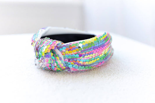 Sequin Headband - Colorful Cascade
