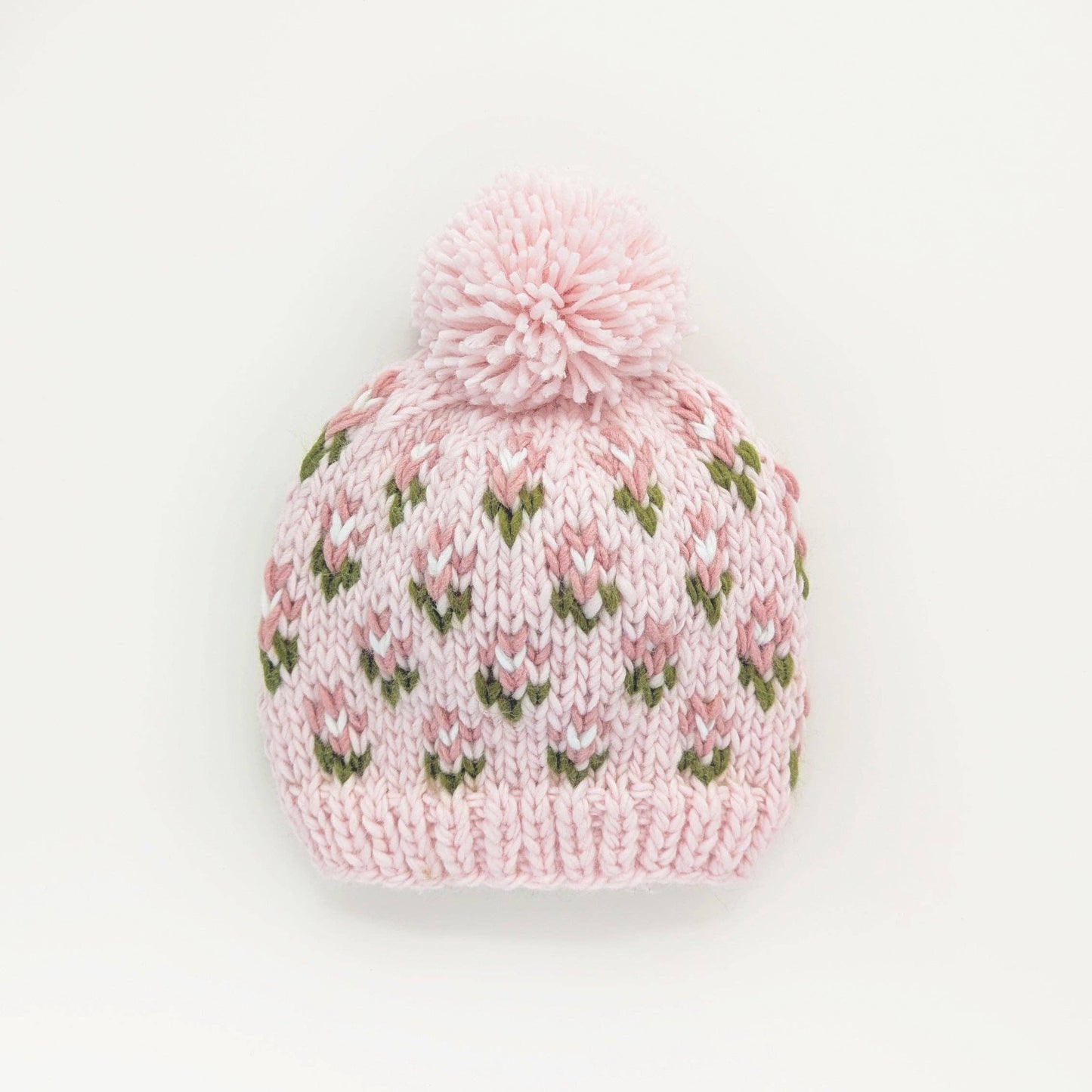 Bitty Blooms Blush Beanie Hat for Baby & Kids