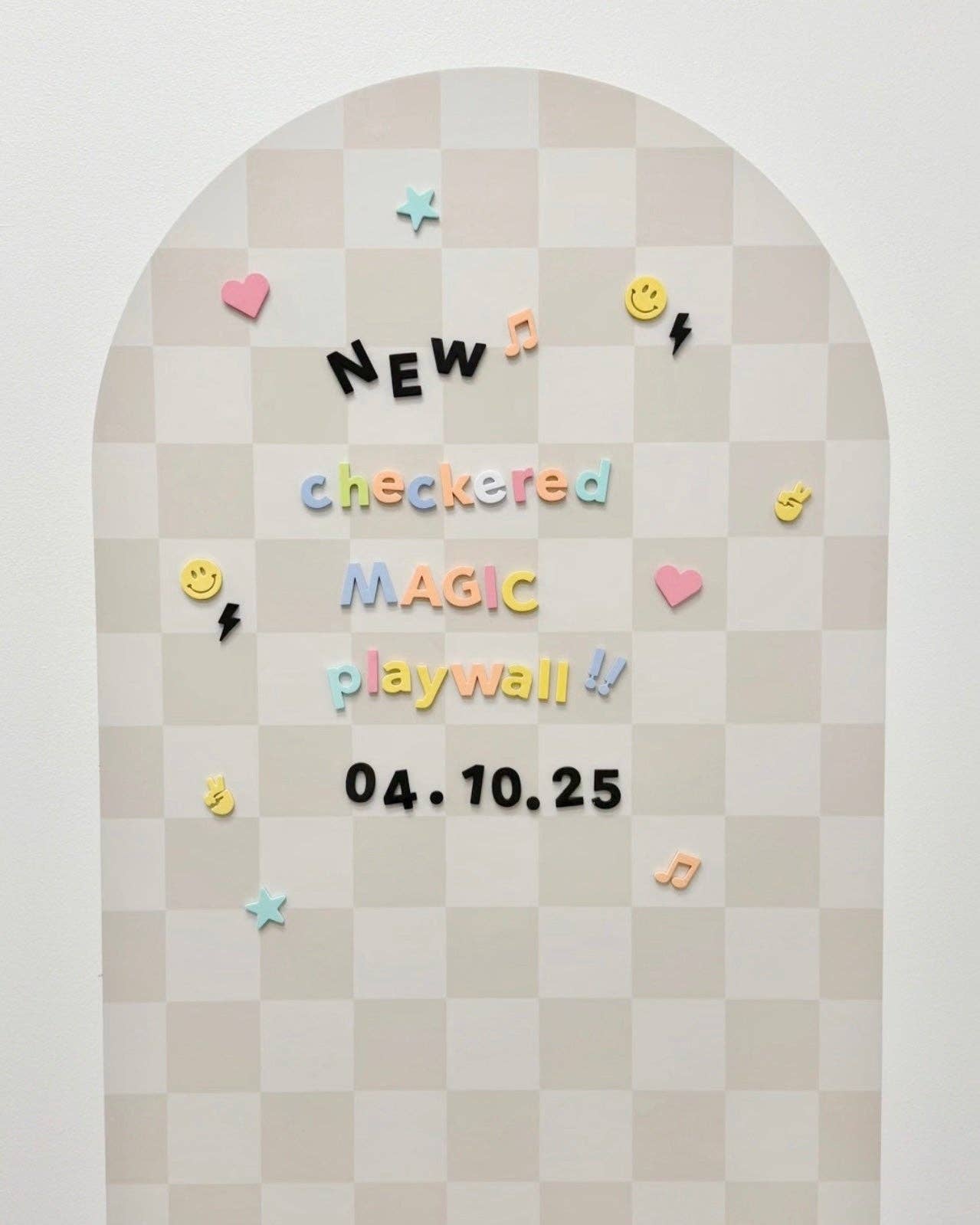 MEGA Magic Playwall - Arch Magnetic Wall Decal for Kids