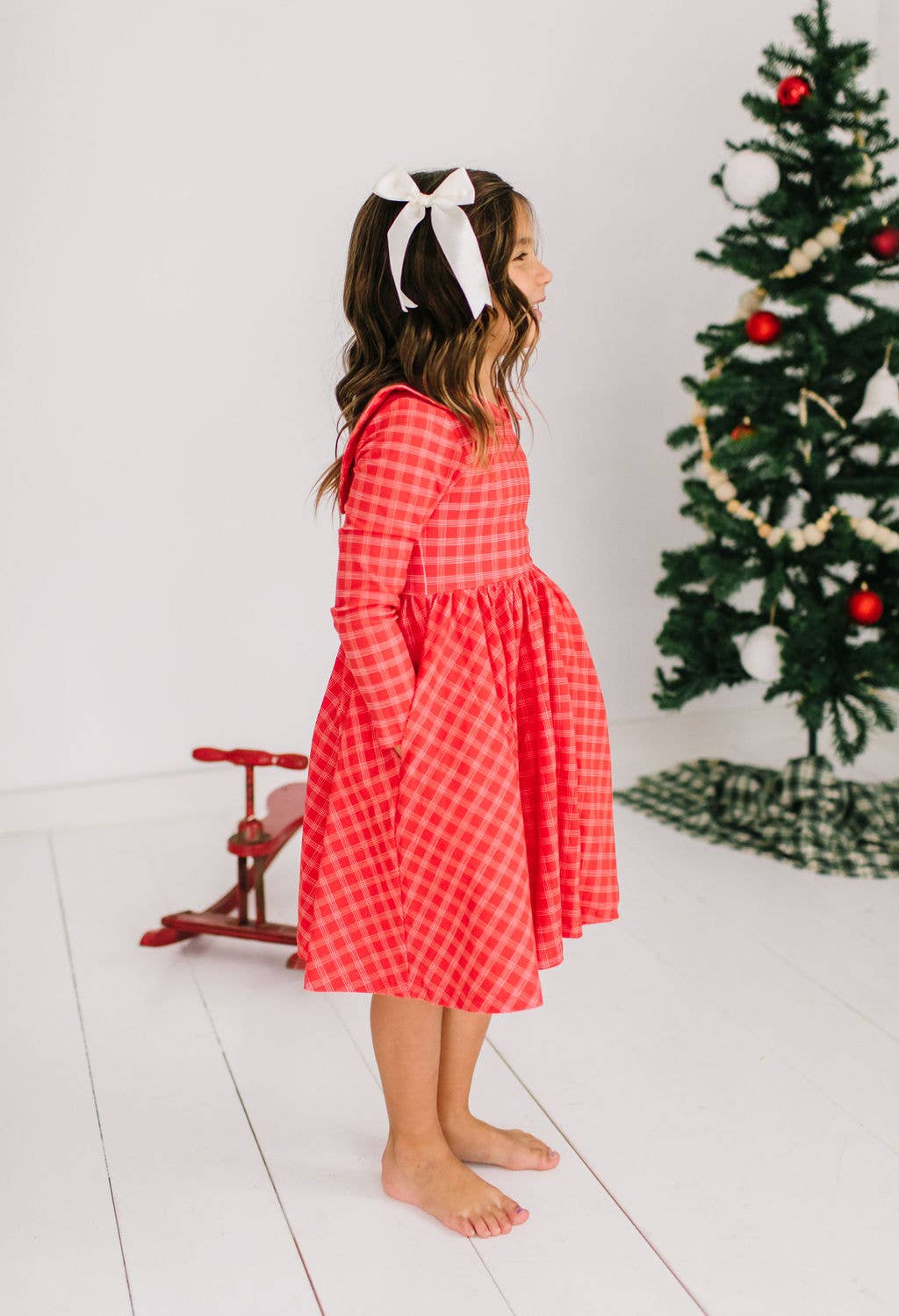 Rubina Dress in Red Picnic Plaid