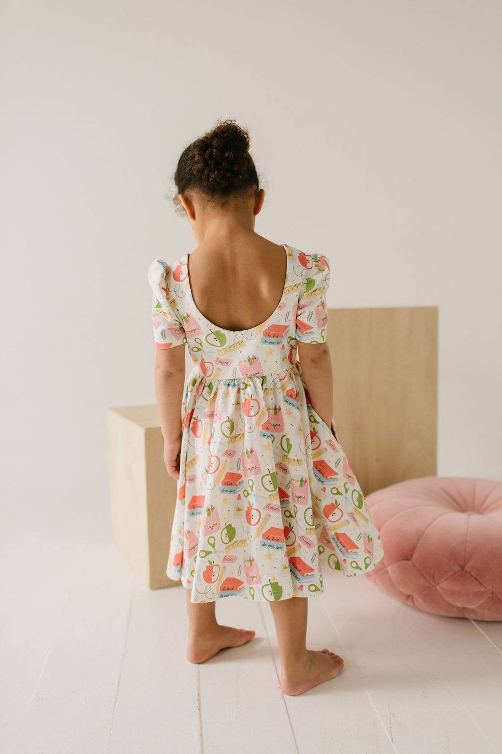 Puff Dress in School Vibes