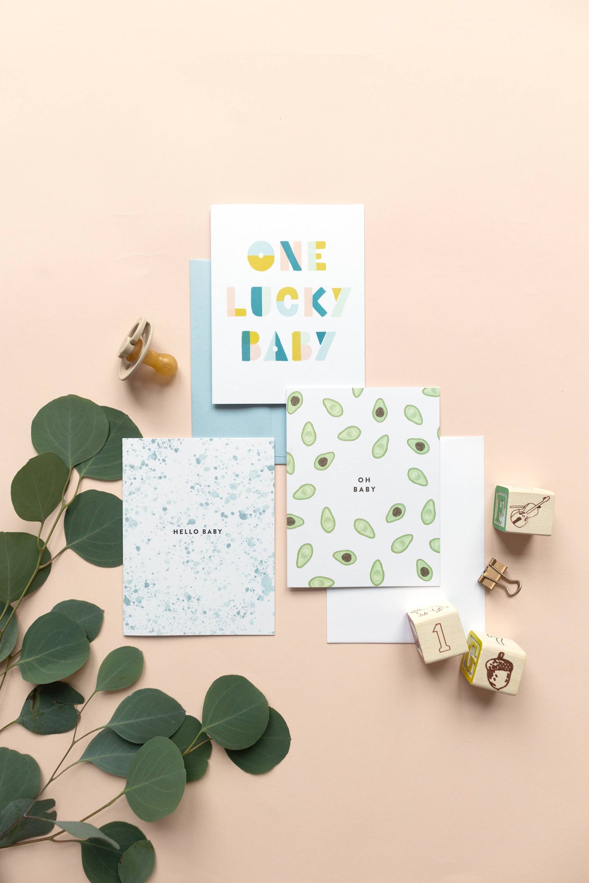 One Lucky Baby Card