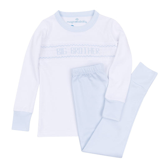 Big Brother Smocked Long Pajamas