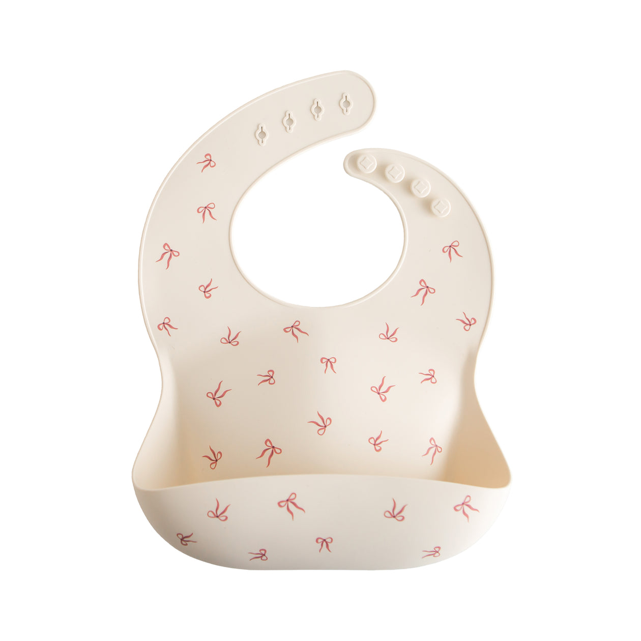 Silicone Baby Bib Bows