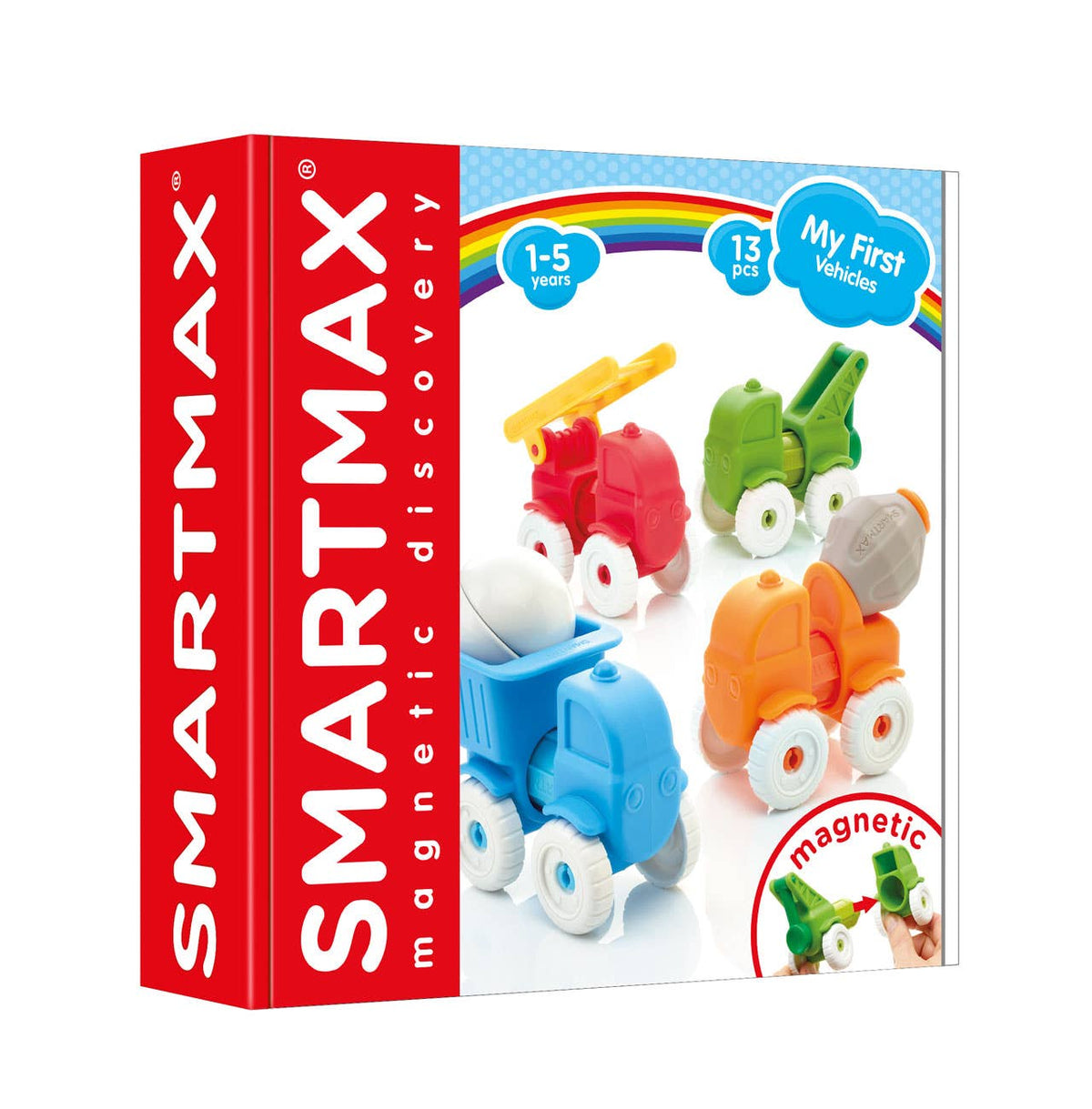 SmartMax My First Vehicles - Magnetic STEM Set Ages 1+