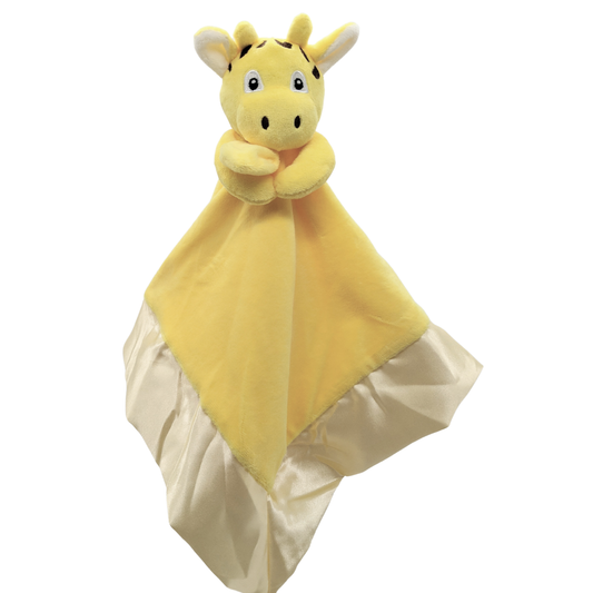 Giraffe Lovey security blanket for travel and bedtime