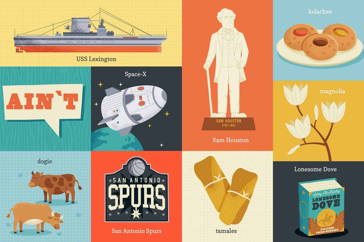 100 First Words for Little Texans