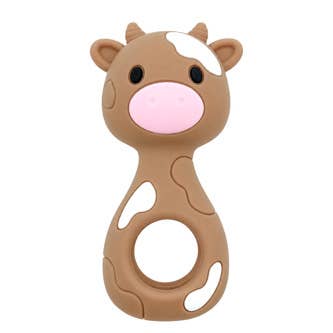 BPA All Silicone Cow Rattle