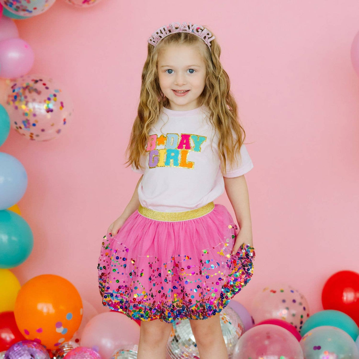 Raspberry Confetti Tutu